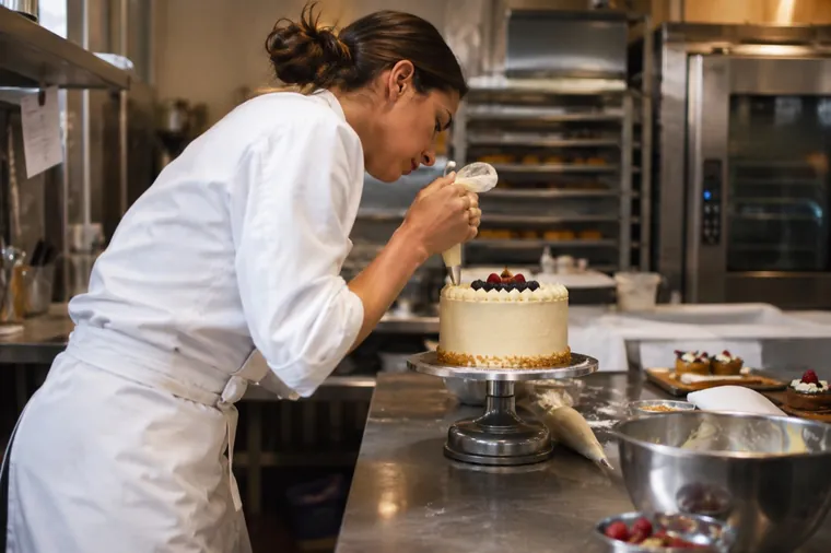 Pâtissier au travail, exemple illustratif
